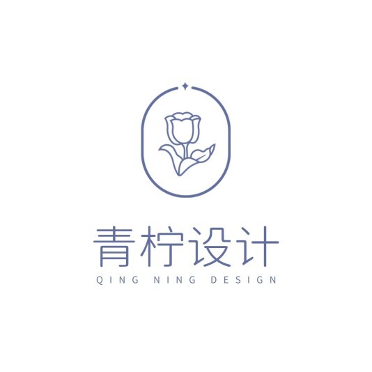 文艺服饰箱包优雅LOGO模板